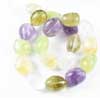 Natural Multi Quartz Smooth Tumble Beads Strand Length 15.5 Inches and Size 17.5mm to 23mm approx. 